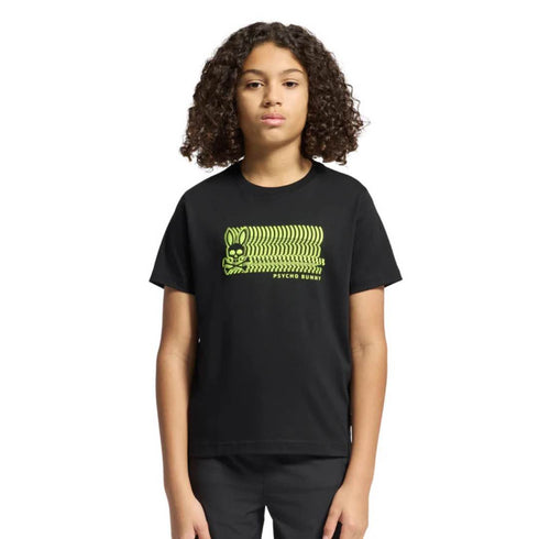 CAMISETA NEGRA ARVO PSYCHO BUNNY KIDS